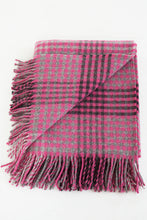Load image into Gallery viewer, blanket //pink & grey check
