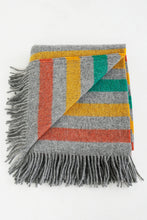 Load image into Gallery viewer, blanket //grey multi stripe