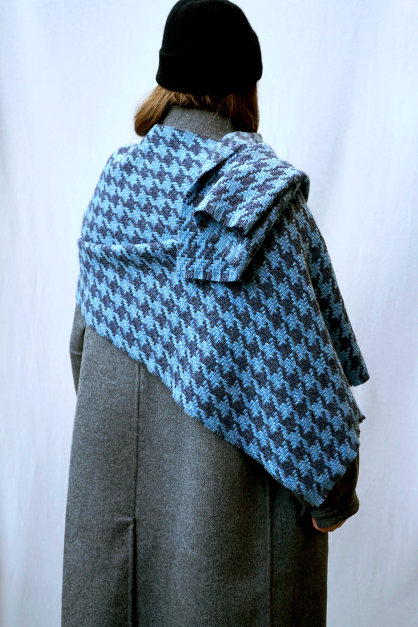 scarf //cashmere houndstooth