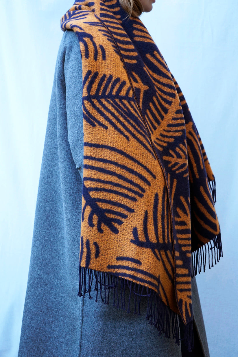 shawl //double-sided merino cashmere
